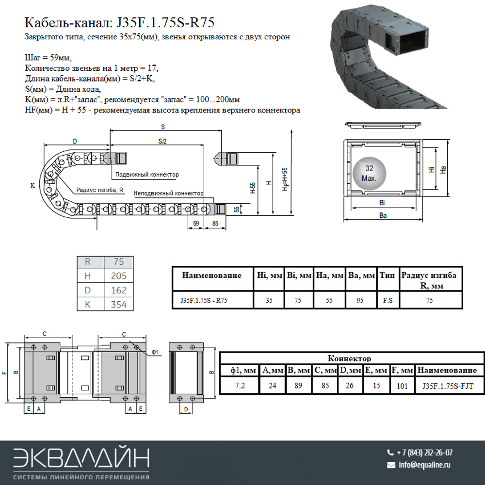 Гибкий кабель канал 15х30